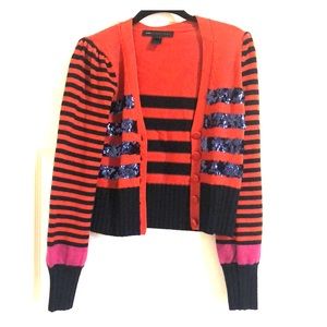 Marc by Marc Jacobs sequined striped sweater